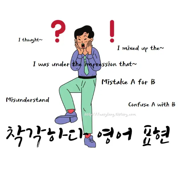 착각하다-영어-로