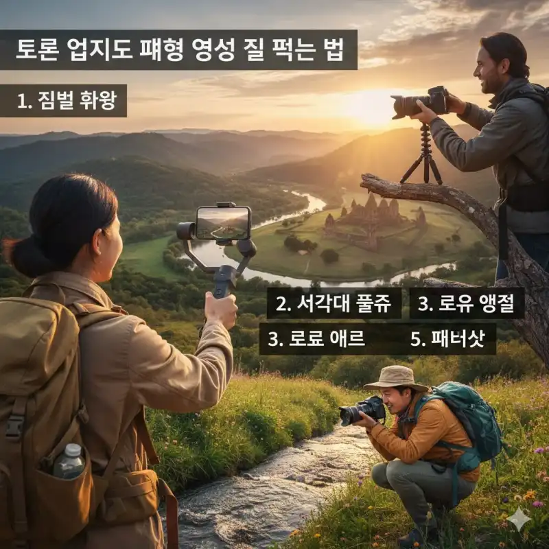 드론 없이도 여행 영상 잘 찍는 법