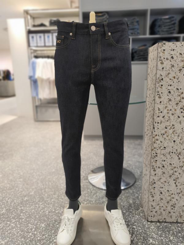 PLAC 플랙진 남성 노이 커츠 생지 슬림 크롭핏 데님 팬츠 사계절 청바지 NEU KURZ K01 RAW PJTT5NKK011