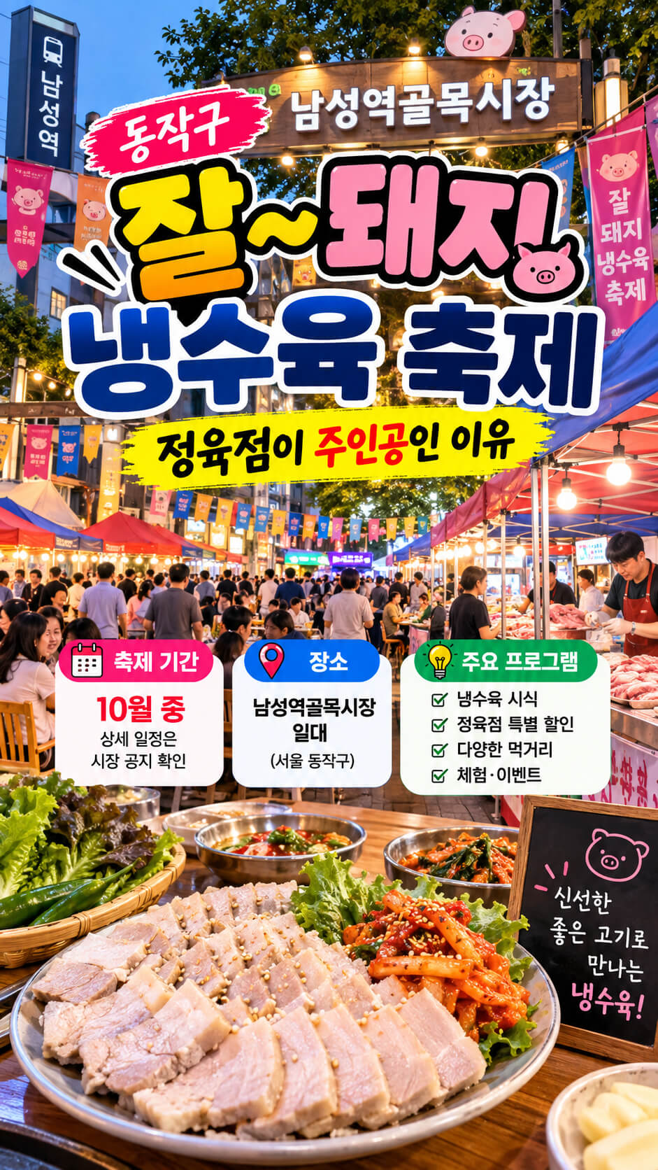 남성역골목시장_잘돼지냉수육축제