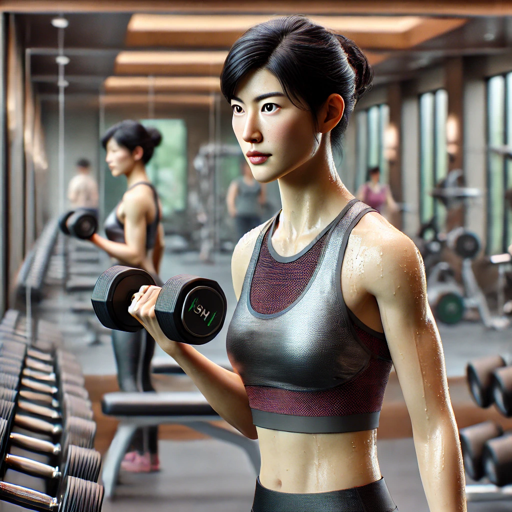 점심-먹고-운동하는-여자