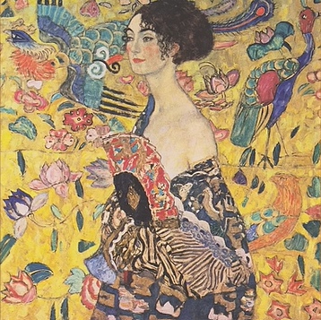 구스타프 클림트의 부채를 든 여인