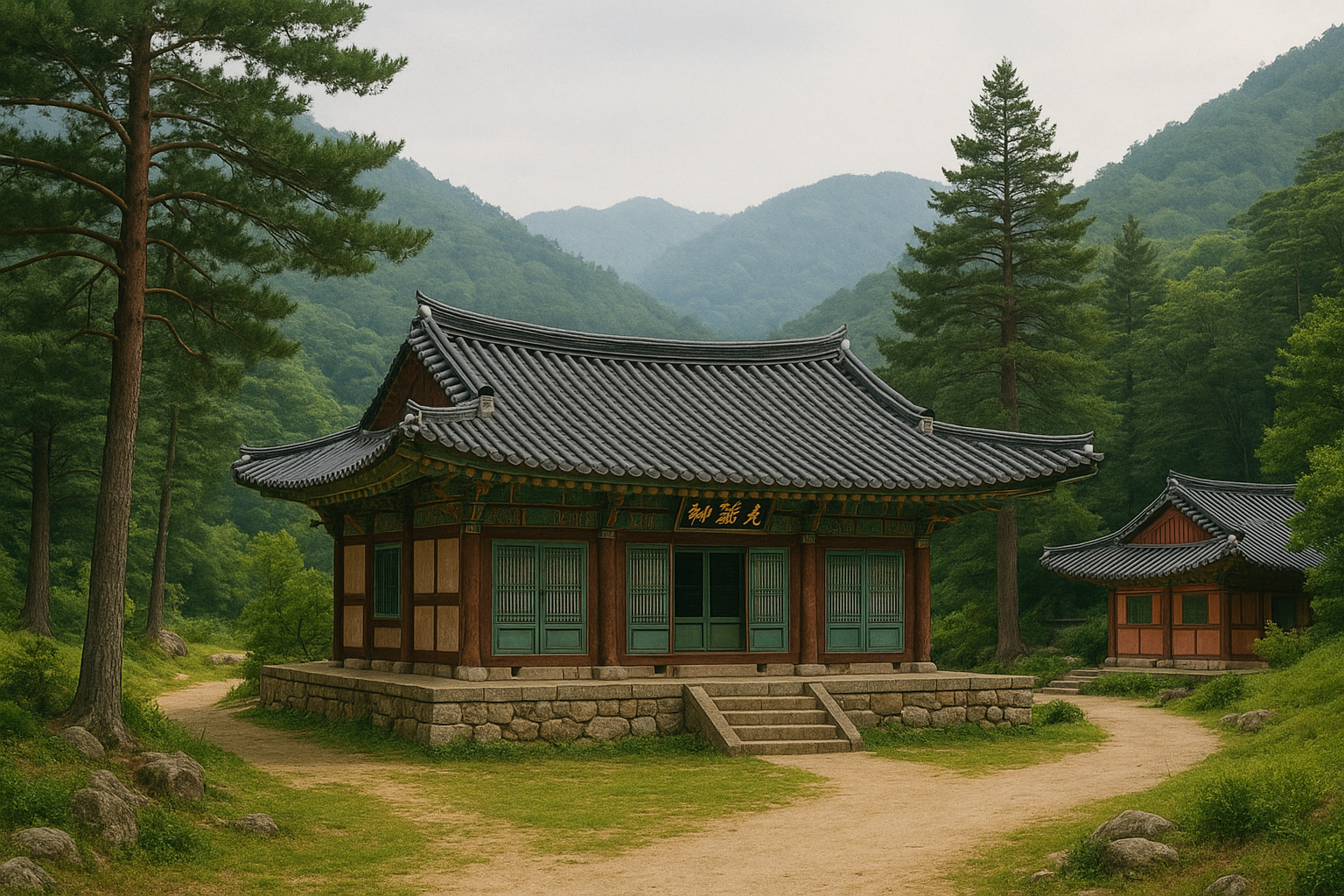 템플스테이 모습