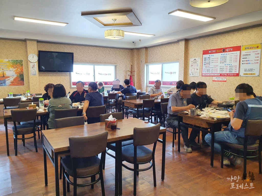 김경자 대구왕뽈찜 매장 내부