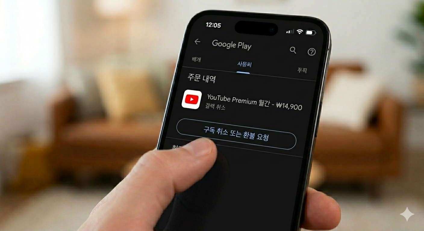 유튜브 프리미엄 환불 방법 (아이폰&middot;안드로이드&middot;PC 총정리)