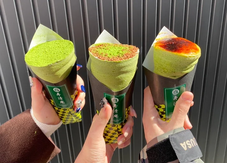 코토부키세이안(아사쿠사 하나야시키 지역)｜농후한 말차 크레페