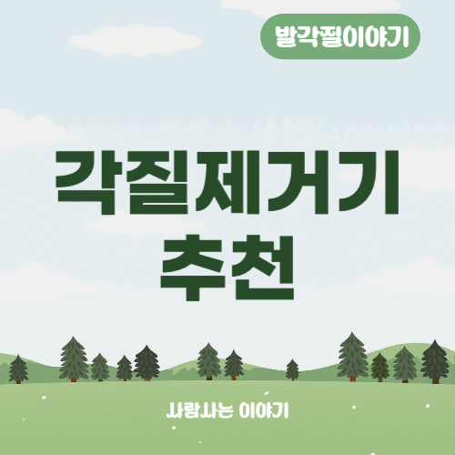 각질 제거기 제품 추천과 후기 모음