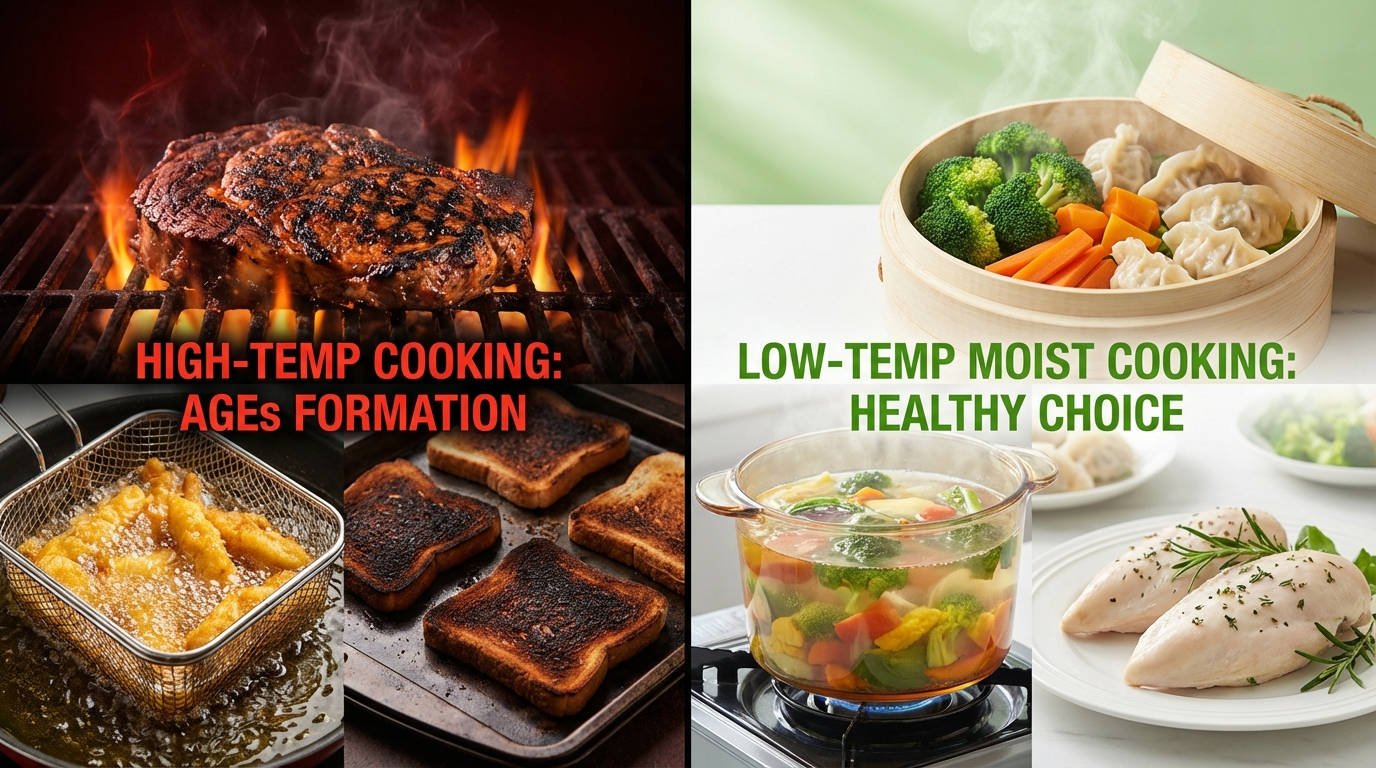 내 몸을 녹슬게 하는 주범, 당독소(AGEs) 줄이는 조리법