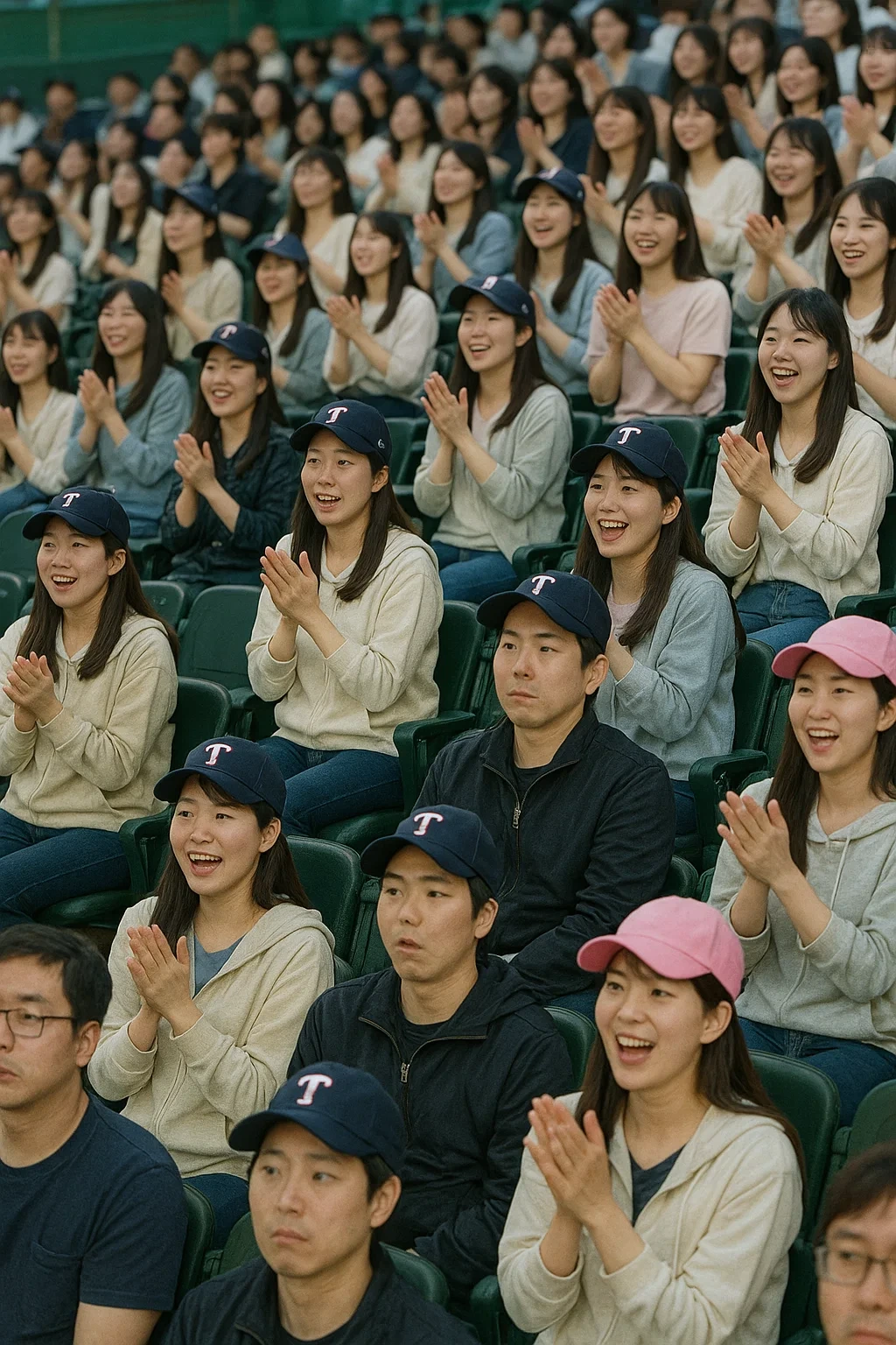 야구장 여성 관객 증가