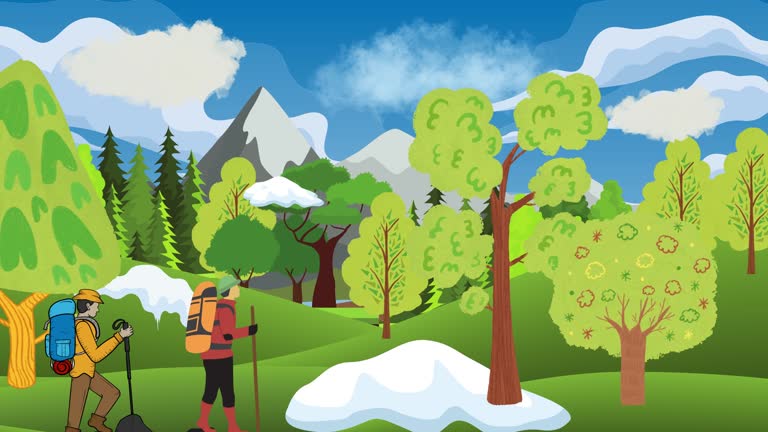 노년기 등산 운동 사진