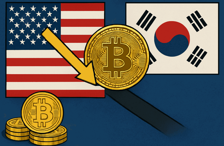 미국·한국 코인시장 비교(거래량 차이, 제도 환경, 투자 심리) 관련 이미지