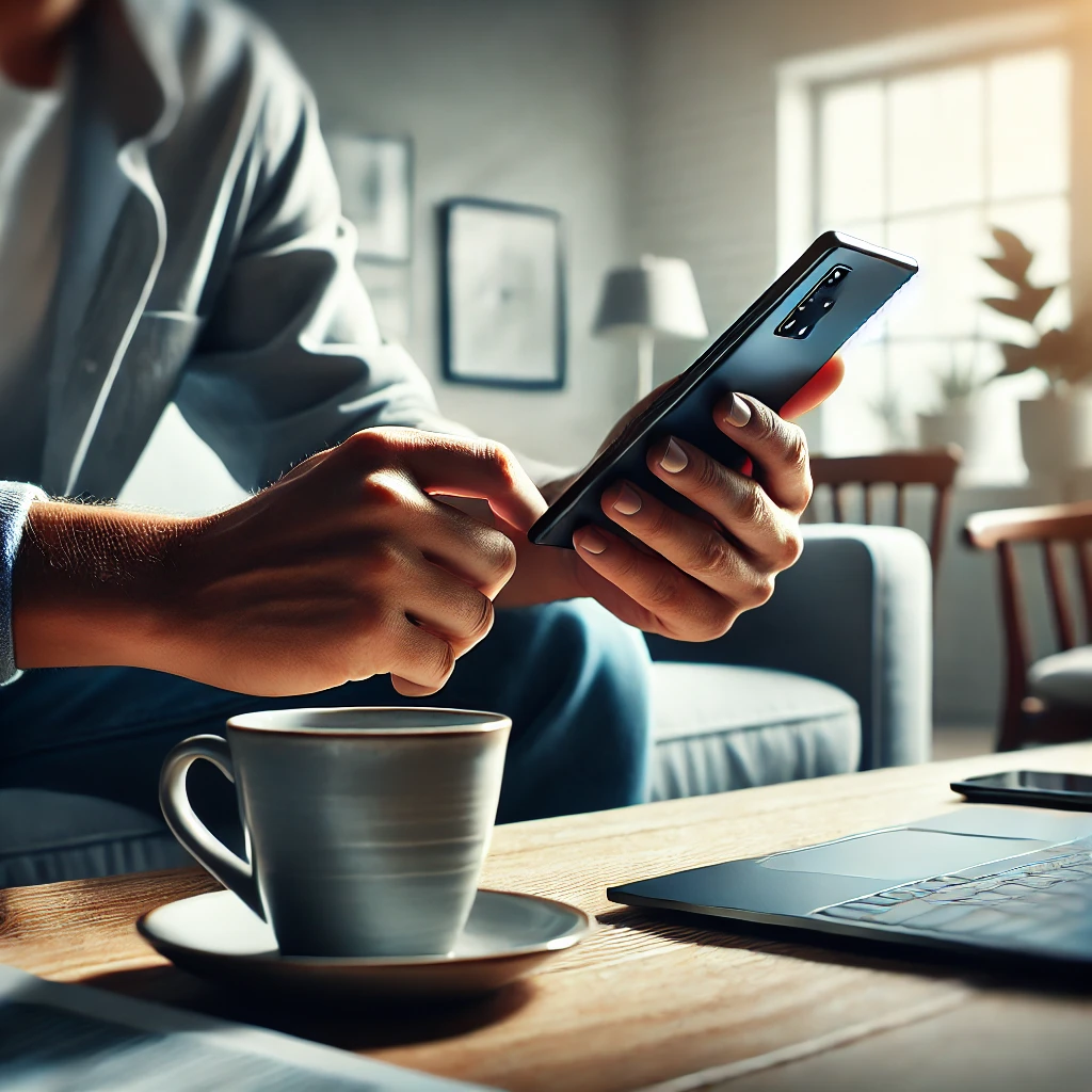 스마트폰으로 부업하는 직장인