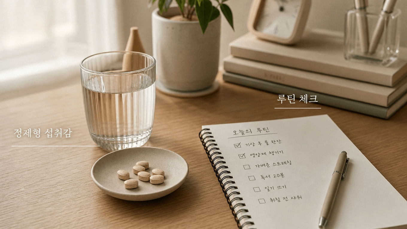 매스틱 유산균 섭취감