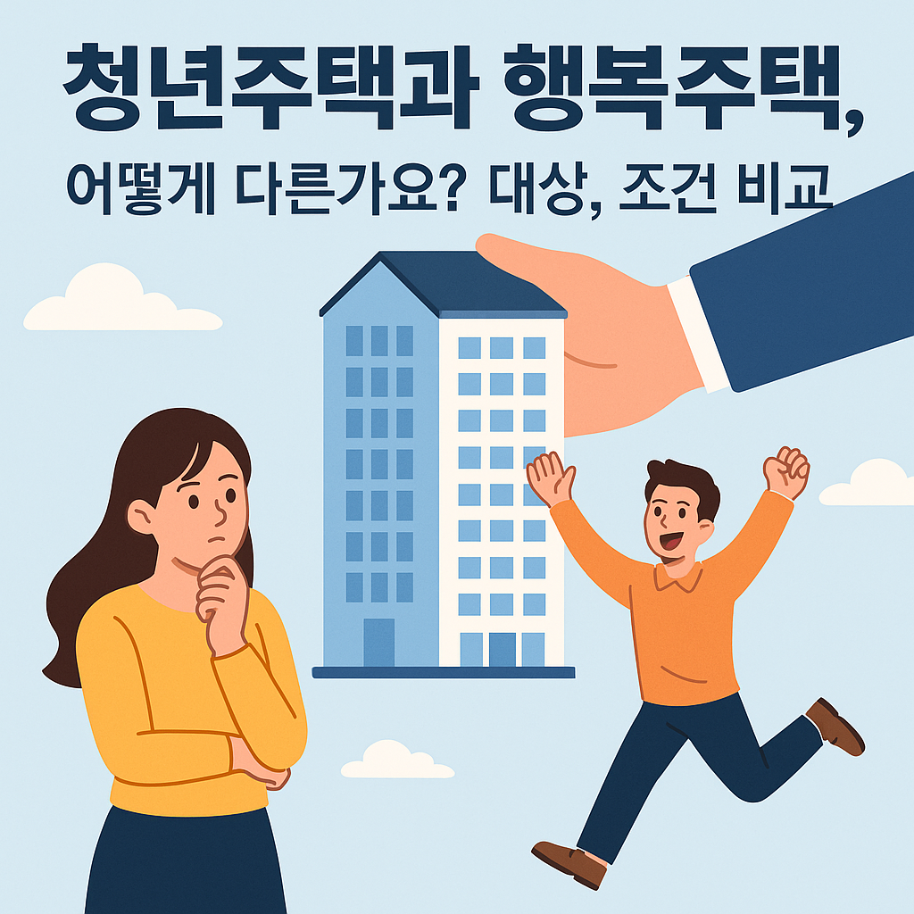 청년주택과 행복주택, 어떤 선택이 나에게 맞을까?