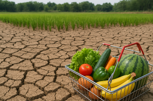 가뭄,밥상 물가 비상