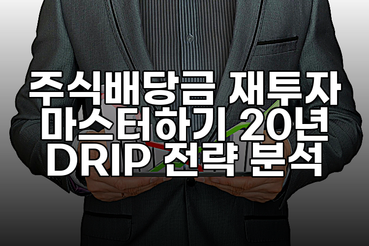 주식배당금 재투자 마스터하기 20년 DRIP 전략 분석