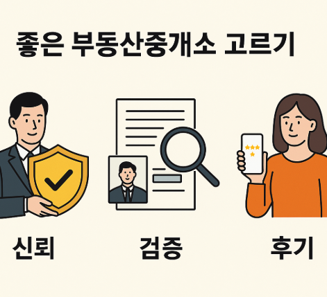 좋은 부동산중개소 고르기