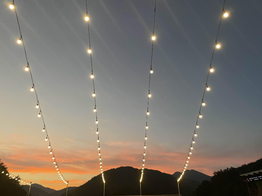 월성리 보리밥 불빛2