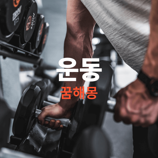 운동 꿈해몽 풀이, 꿈에 운동하는 것은 길몽인 경우가 많네요! 흉몽도 확인 해보세요.