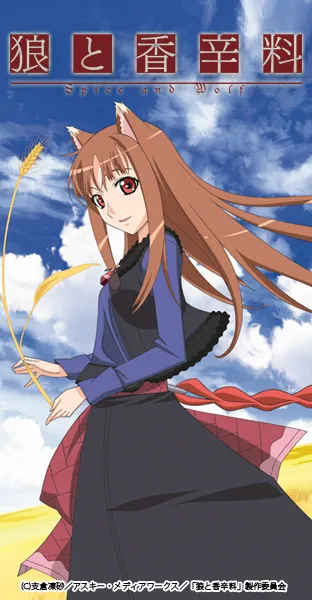 일본 라이트 노벨 원작 '늑대와 향신료' 일본 라이트 노벨 표지