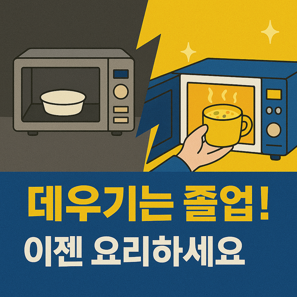첫자취생 전자레인지, 데우기만 쓰시나요? (초간단 요리부터 5분 청소법까지 200% 활용 꿀팁)