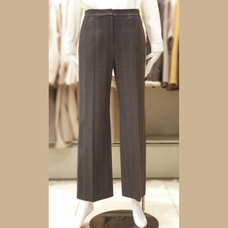 리스트 22W 겨울 와이드 스판 모던 체크 스트레이트 팬츠 TWSSLM80050