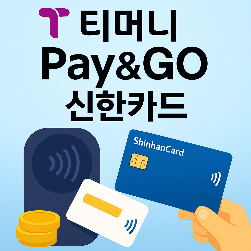 티머니 Pay &amp; GO 신한카드 완전 분석