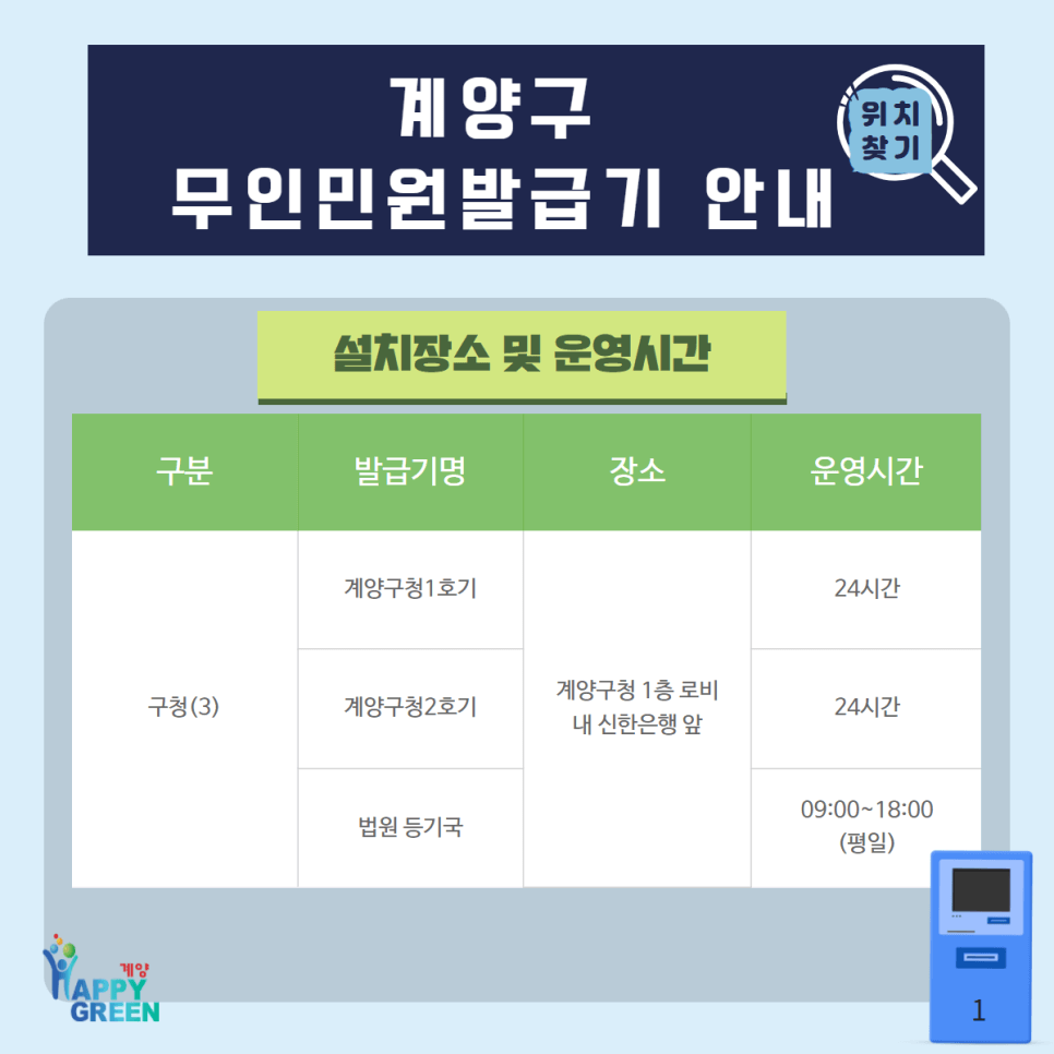 계양구 무인민원발급기