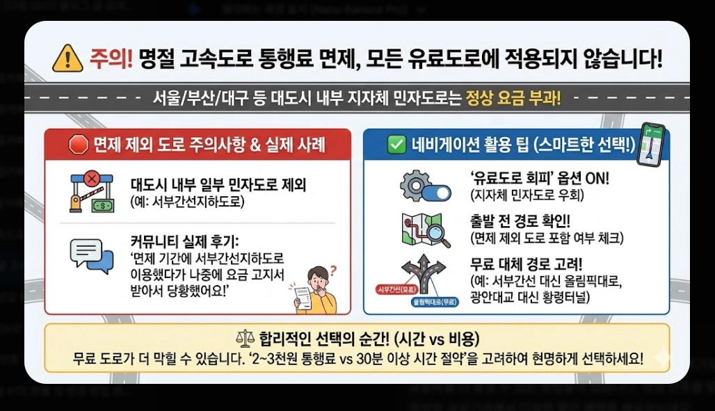 2026년 명절 고속도로 통행료 할인 완벽 가이드