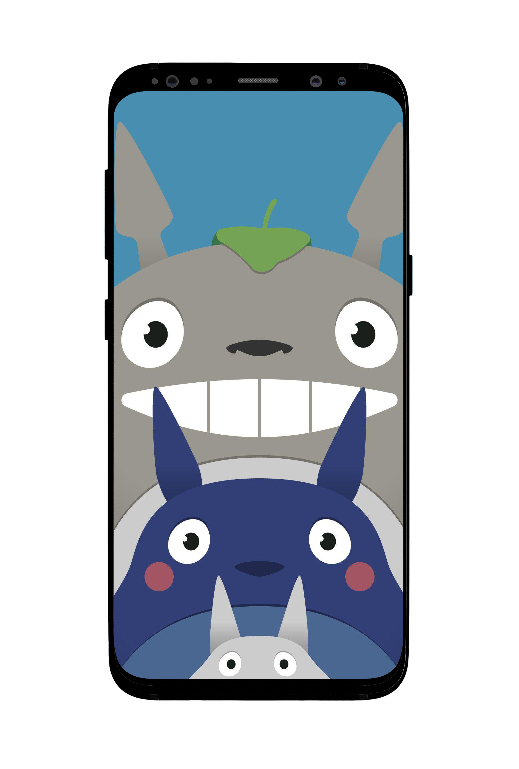 이웃집토토로 배경화면 지브리 컴퓨터 아이폰 아이패드