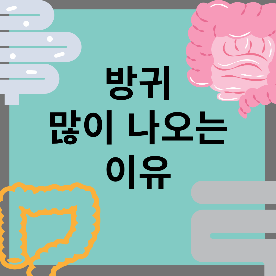 방귀가 많이 나오는 이유