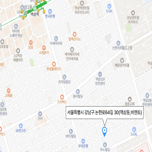 서울특별시 강남구 논현로64길 30(역삼동,비엔트)