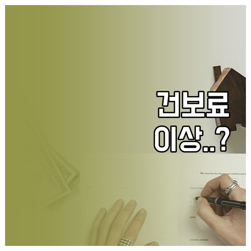 건강보험료 연말정산 이상 금액 대응법..