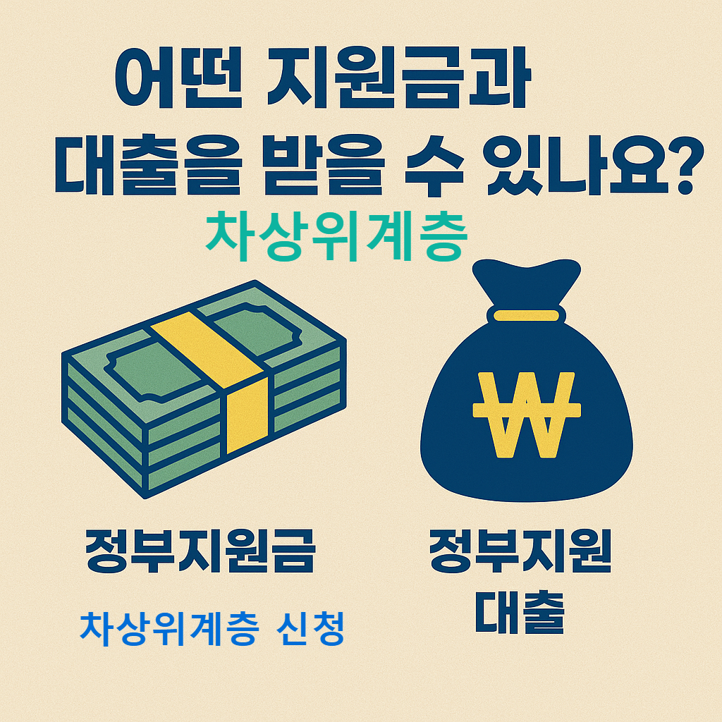 차상위게층-지원금-대출-종류