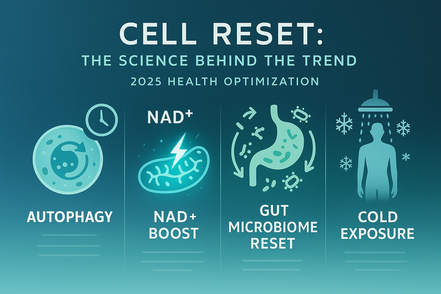 세포 리셋 - 노화 방지 - Cell Reset