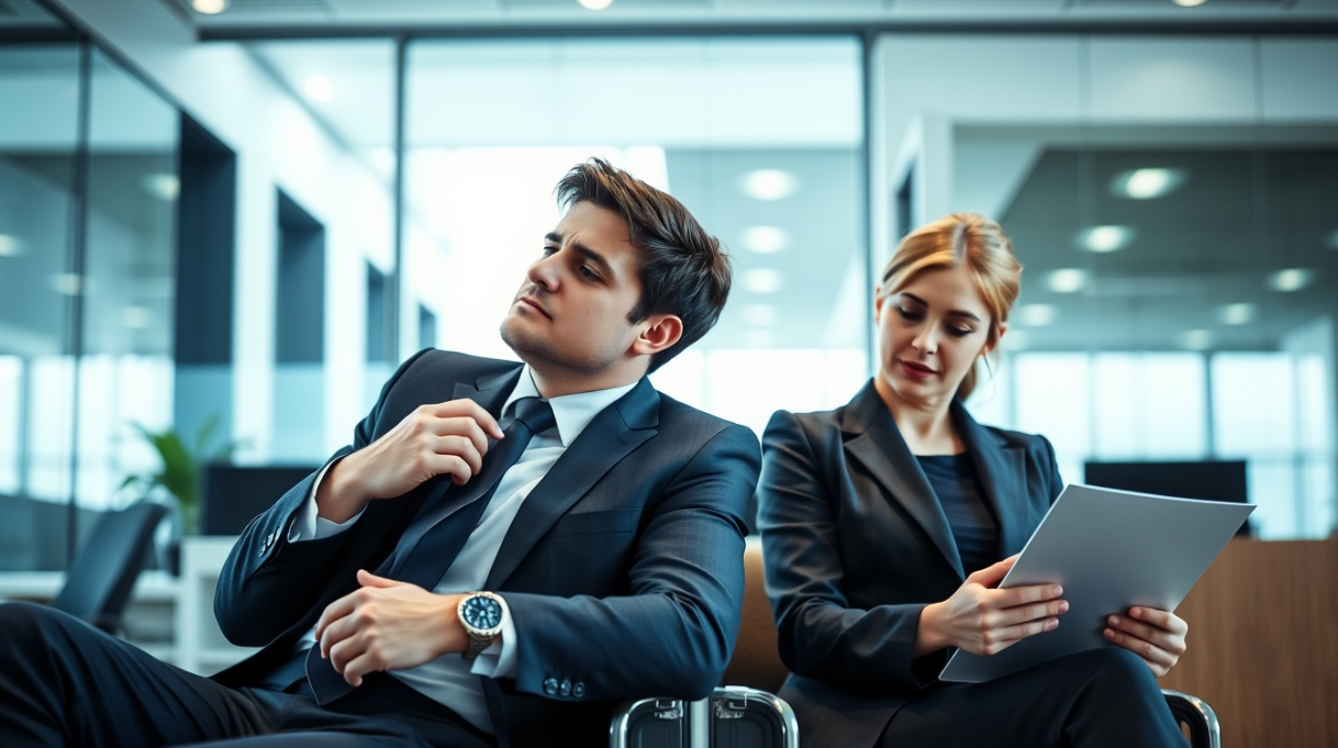 경력있는 신입사원의 모습