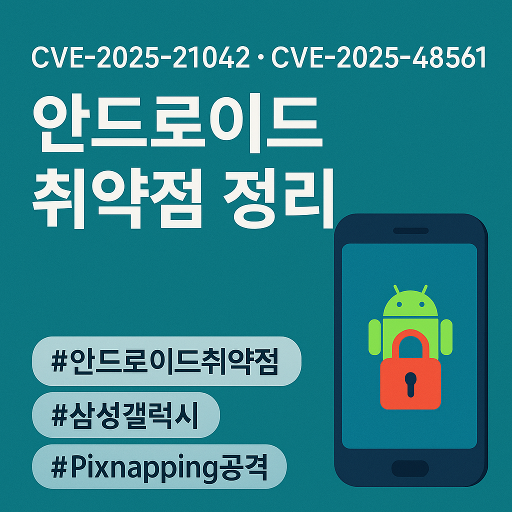 CVE-2025-21042 · CVE-2025-48561 안드로이드 취약점
