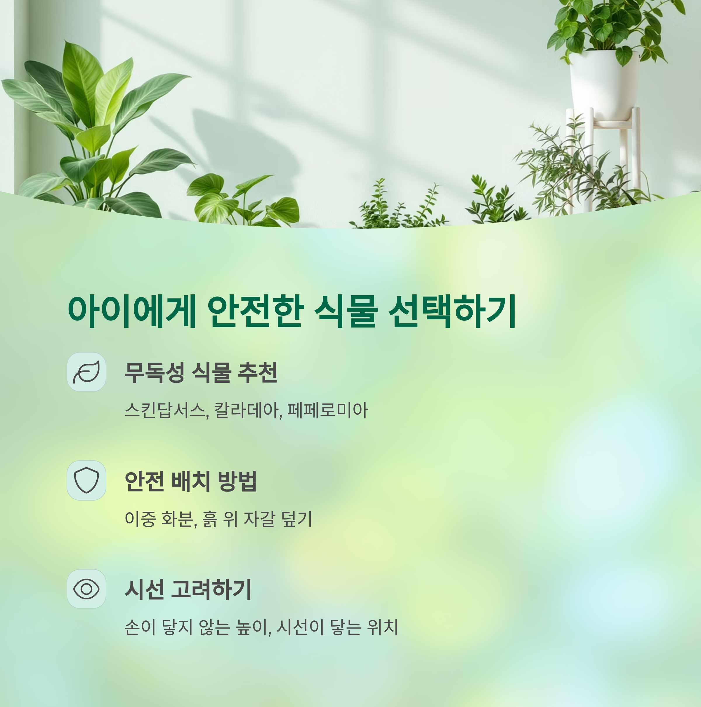 안전한 플랜테리어