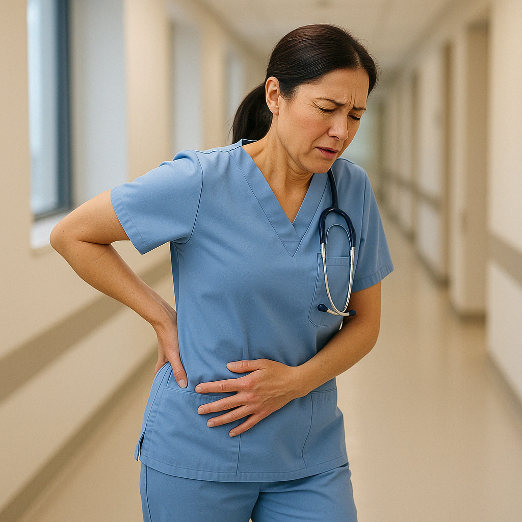 간호조무사가 겪는 허리통증의 경고