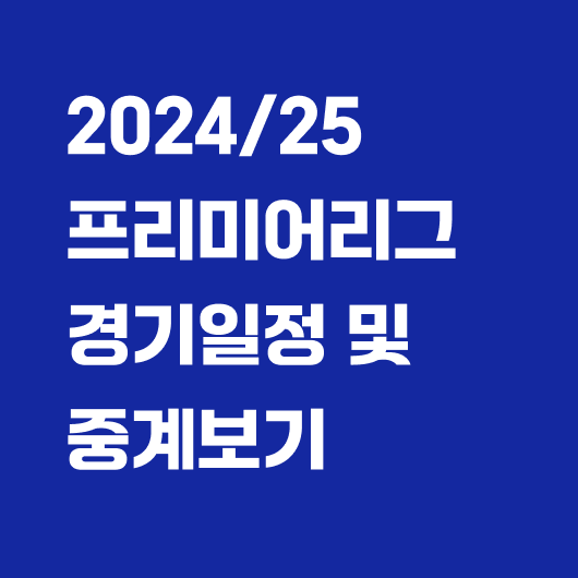 손흥민 경기일정