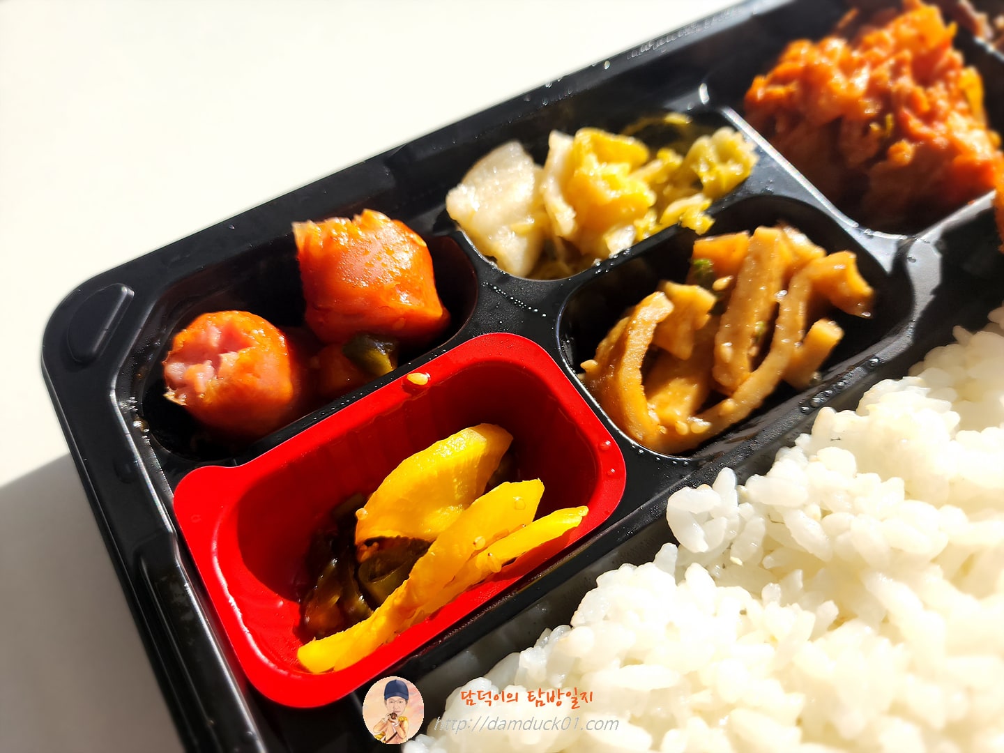 11가지 찬 많은 도시락