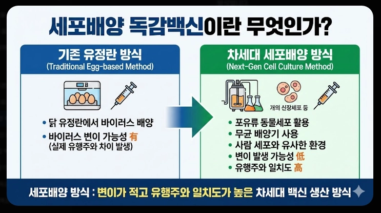 세포배양 독감백신이란