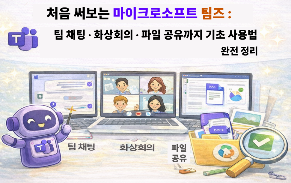 처음 써보는 마이크로소프트 팀즈 이미지