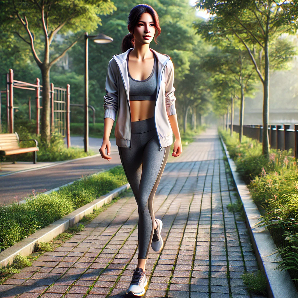 걷기-운동하는-여자