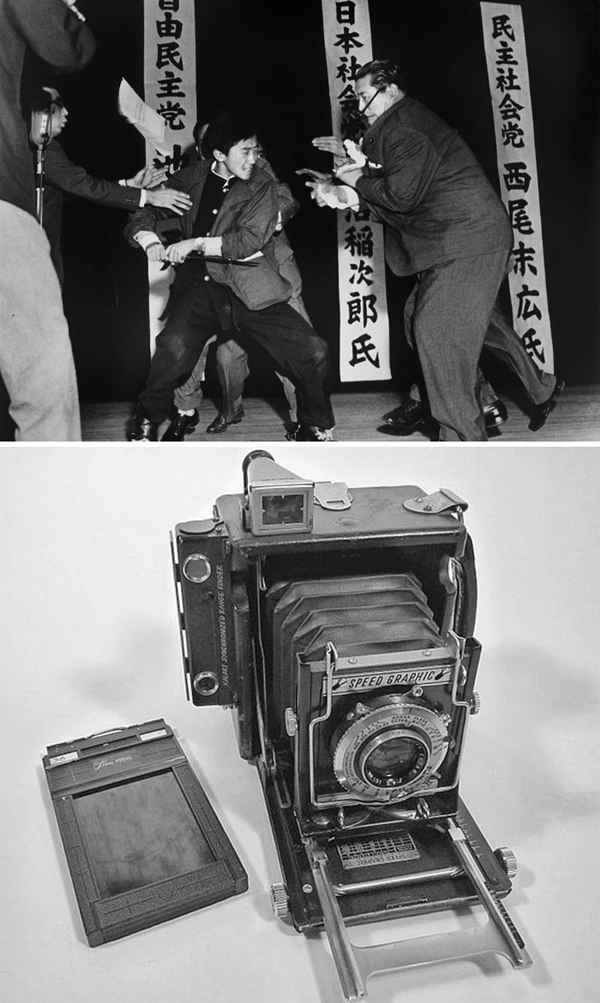 야스시 나가오&#44; 1960 / Speed Graphic