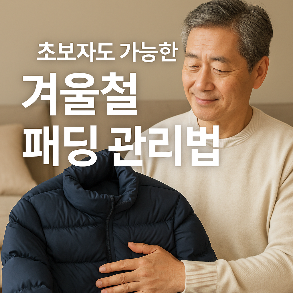 겨울철 패딩 관리 - 사진