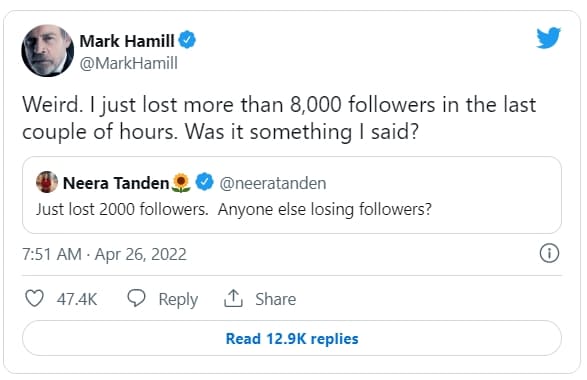 머스크 인수 후 트위터 팔로워들의 급격한 변동...왜