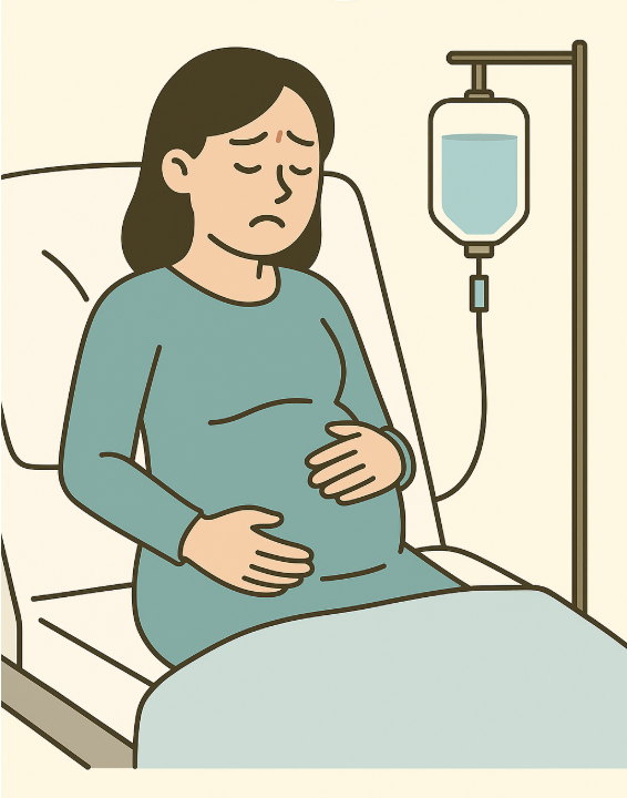 임신 조기진통 입원 관련 사진