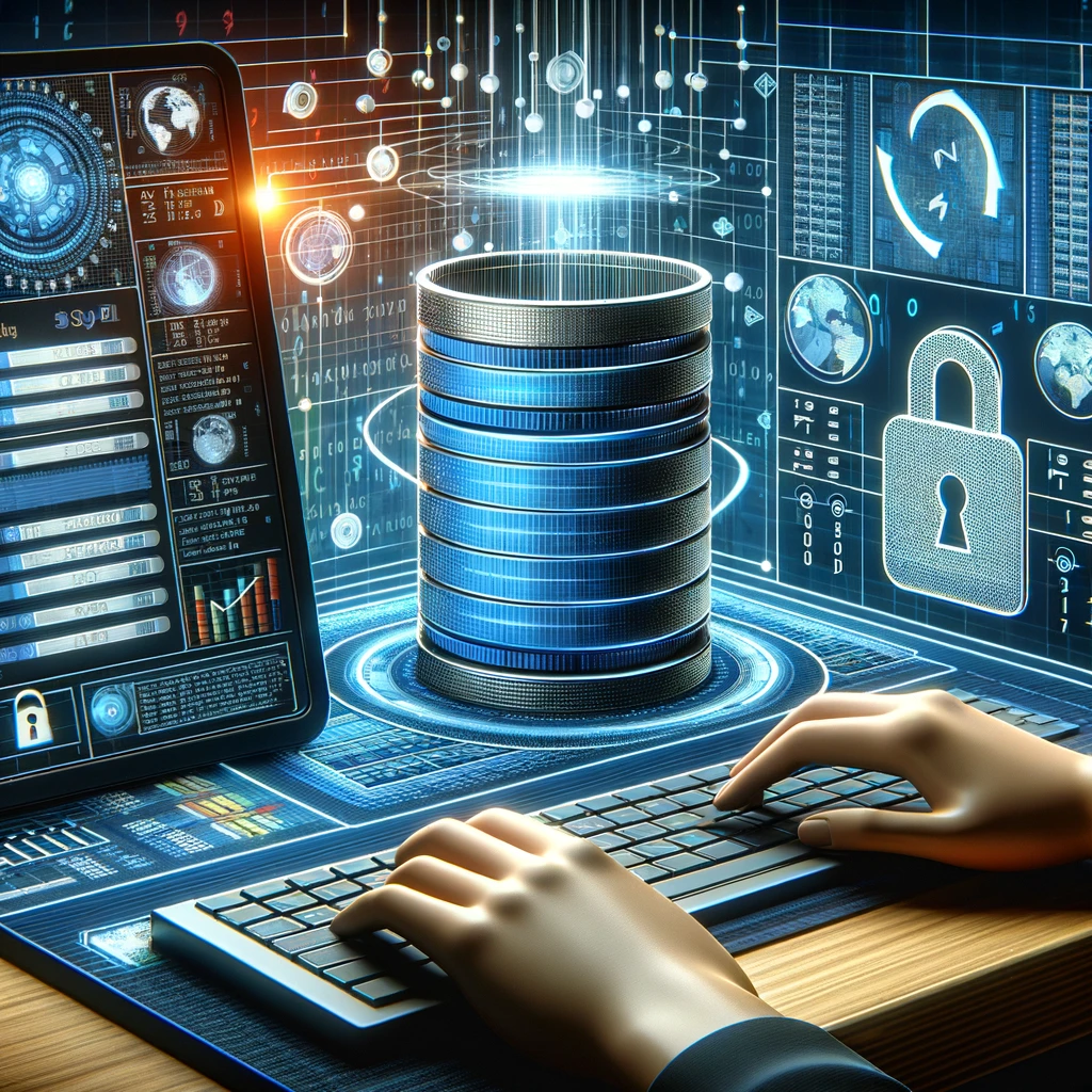 db 작업하는 화면