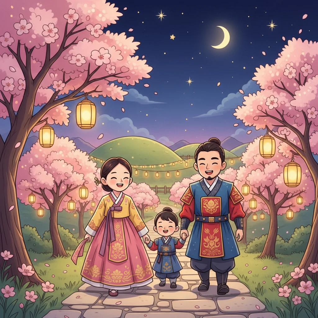 고령 대가야읍 벚꽃 만개일과 가족 나..